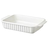 IKEA Poetisk Kırık Beyaz 30x20 cm Fırın Kabı