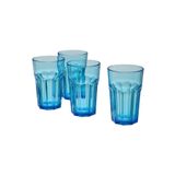 IKEA Pokal Bardak Seti Mavi 35 Cl 4 Adet 20461019