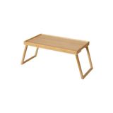 IKEA Premium Ürün Kaliteli Şık Laptop İçin Uygun Katlanabilir Bambu 52x29x25 Cm Yatak Tepsisi RESGODS