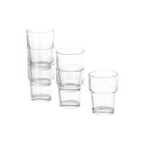 IKEA Premium Ürün Kaliteli Ürün Dayanıklı Kullanışlı Şık Tasarım 6 Lı 17 Cl Cam Bardak Seti REKO