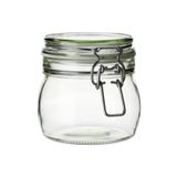 IKEA Premium Ürün Kavanoz 0,5 lt Kilitli Kapak Contalı Vakumlu Yükseklik: 10.5 cm Çap: 11 cm