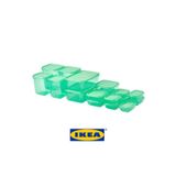IKEA PRUTA 17’li Saklama Kabı – Gıda Saklama Kutusu – Buzdolabı & Mikrodalga Uyumlu