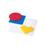 IKEA PYSSLA boncuk kalıbı, çeşitli renkler, 4 parça