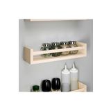 IKEA QUALİTY Ahşap Duvara Monte Baharat 40x10x9 Cm İkea Mutfak Rafı Baharat İçin Raf