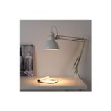 Ikea Quality Çalışma Lambası Beyaz Kol Ve Başlık Ayarlanabilir Abajur Çapı: 17 Cm