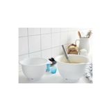 IKEA QUİCK 2 Adet Yuvarlak Karıştırma Kabı (Hacim 2,3 ve 3,7 Litre) 2'li Set Plastik Çırpma Kabı Beyaz