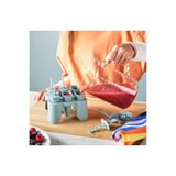 IKEA QUİCK 6'lı Set Dondurma Kalıbı Uzunluk13 Cm 6 Adet Meybuz Kalıbı Plastik Kalıp Açık Turkuaz 00652