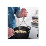 Ikea Quick Ahşap Saplı Patates Ezici Uzunluk 30 Cm Manuel Patates Ezme Aparatı Paslanmaz Çelik