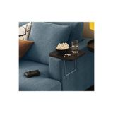 IKEA QUİCK Ayaklı Kolçak Tepsisi 30x27 Cm Koltuk Kenarı Tepsi Ahşap Tepsi Koyu Kahve Renk 00214