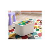 IKEA QUİCK Beyaz Çocuk Odası Eşya Oyuncak Saklama Kutusu 42x30x23 Cm Plastik Kutu Düzenleyici