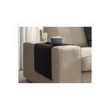 IKEA QUİCK Katlanabilir Koltuk Kenarı Tepsi Uzunluk 65 cm Kolçak Tepsisi Bambu Tepsi Siyah Genişlik 37 cm