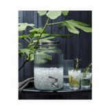 Ikea Quick Musluklu Cam Sürahi Hacim 5 Litre Masa Üstü Şeffaf Limonata Su Şişesi Yükseklik 29 Cm