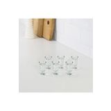 IKEA QUİCK Shot Bardağı Cam Bardak Yükseklik 7 Cm Likör Bardağı Seti Mini Şat Bardağı Hacim 25 ml Altı Adet