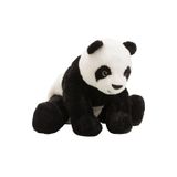 IKEA QUİCK Yavru Peluş Panda Küçük Boy Pofuduk Oyuncak Siyah- Beyaz Yumuşak Oyuncak Uzunluk 47 cm