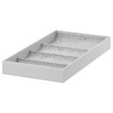 IKEA Raf İçi Bölmeli Ünite Açık Gri Ölçü 25x53x5Cm MeridyenDukkan Takı-Gözlük-Saat Düzenleme Kutusu Yumuşak Keçe