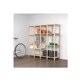 Ikea Raf Ünitesi, Çam, 179X50X179 Cm Masif Çam