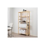 IKEA raf ünitesi, çam, 89x30x179 cm masif çam raf