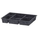 IKEA RAGGISAR bölmeli kutu koyu gri - 10348019