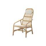IKEA Rattan Berjer Koltuk, Beyaz Oturma Minderi ile