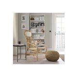IKEA rattan koltuk, rattan, GRYTTOM minderli yenilenebilir doğal bir malzemedir