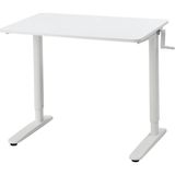 Ikea Relatera Çocuk Çalışma Masası 90 x 60 cm Beyaz Yükseklik Ayarlı Askı Aparatlı