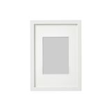 IKEA RIBBA 21x30 cm A4 Ebat Beyaz Kalın Kenarlı Paspartulu Ahşap Resim Fotoğraf Çerçevesi