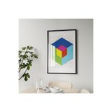 IKEA RÖDALM siyah çerçeve , siyah, 61x91 cm