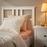 IKEA RODGERSIA lastikli çarşaf pembe-beyaz - 70579610