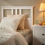 IKEA RODGERSIA lastikli çarşaf yeşil-beyaz - 00579562