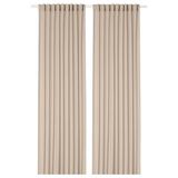 IKEA ROSENROBINIA tül perde/2 kanat, bej, 145x300 cm