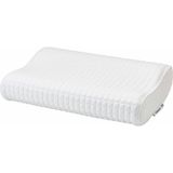 IKEA Rosenskarm Ergonomik Yastık Beyaz 33X50 cm Yan Sırt Üstü Uyuyanlar Için Hafızalı Visco Konforlu Uyku Desteği - 50 x 33 cm