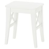 IKEA ROSENTORP ahşap tabure beyaz - 10618191