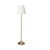 Ikea Årstıd Yer Lambası, Beyaz-Pirinç Rengi, 155 cm