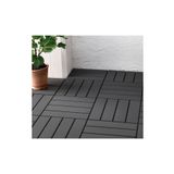 IKEA Runnen Bahçe Balkon Yer Döşemesi Gri 9 Adet 30x30cm Toplam 0.81 M²