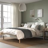 IKEA SAGESUND/LURÖY çift kişilik karyola beyaz - 19502681