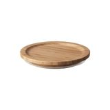 IKEA Saklama Kabı Kapağı, Bambu Yuvarlak, 14 cm, Krem