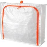Ikea Saklama Kutusu Fermuarlı 55X49X19 cm Beyaz -Turuncu Renk Dolap Içi Düzenleyiciler,hurç Fermuar