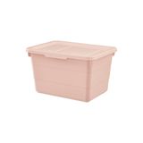 IKEA Saklama Kutusu Kapaklı 19x26x15 cm, Pembe, Dolap İçi Düzenleyici 091222125