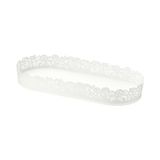 IKEA Samverka Beyaz 35x15 cm Mum Tabağı