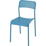 Ikea Sandalye Metal Ayaklı Plastik Şık Mavi Bs Dijital Mağazacılık