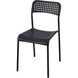 Ikea Sandalye Metal Ayaklı Plastik Şık Siyah Bs Dijital Mağazacılık