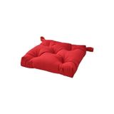 Ikea Sandalye Minderi Kırmızı Renk 40/35X38X7 Cm Cırtlı Pamuklu