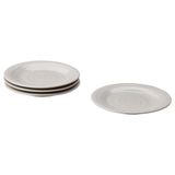 IKEA SANDSKADDA tatlı tabağı seti açık gri-bej - 90559437