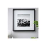 İkea Sannahed 50x50 Cm Siyah Çiçek Eşya Konabilen Derin Kutu Çerçeve Ahşap Fotoğraf Resim Çerçevesi