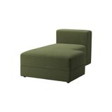 IKEA Sarı-Yeşil Modern Uzanma Koltuğu, Samsala Koyu Renk, Ergonomik Tasarım