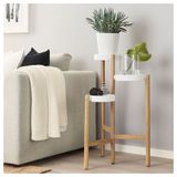 IKEA SATSUMAS çiçeklik bambu-beyaz - 40258154