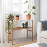 IKEA SATSUMAS çiçeklik bambu-beyaz - 90258156