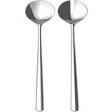 Ikea Sedlıg Servis Takımı 28 cm 2 Parça Paslanmaz Çelik Dayanıklı Bulaşık Makinesinde Yıkanabilir - 28 cm Paslanmaz Çelik Servis Seti - Gümüş