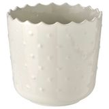 IKEA SESAMFRÖN seramik saksı kırık beyaz - 00478351