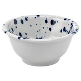 IKEA SILVERSIDA seramik kase desenli-mavi - 50609731